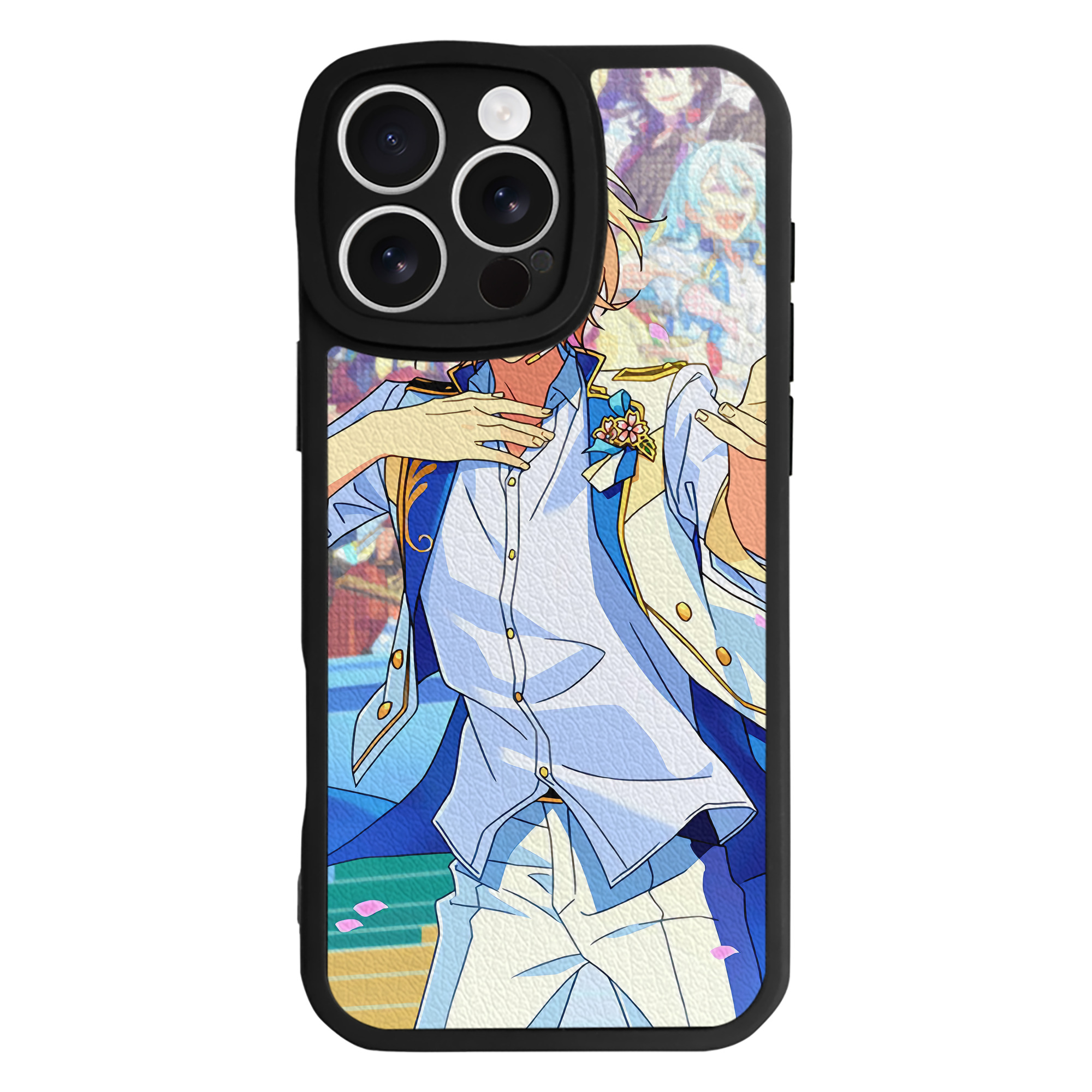 （画像用） あんさんぶるスターズ! Ensemble Stars 【iPhone 16シリーズ対応】シリコンスマホケース（レザー調） 材質：シリコン